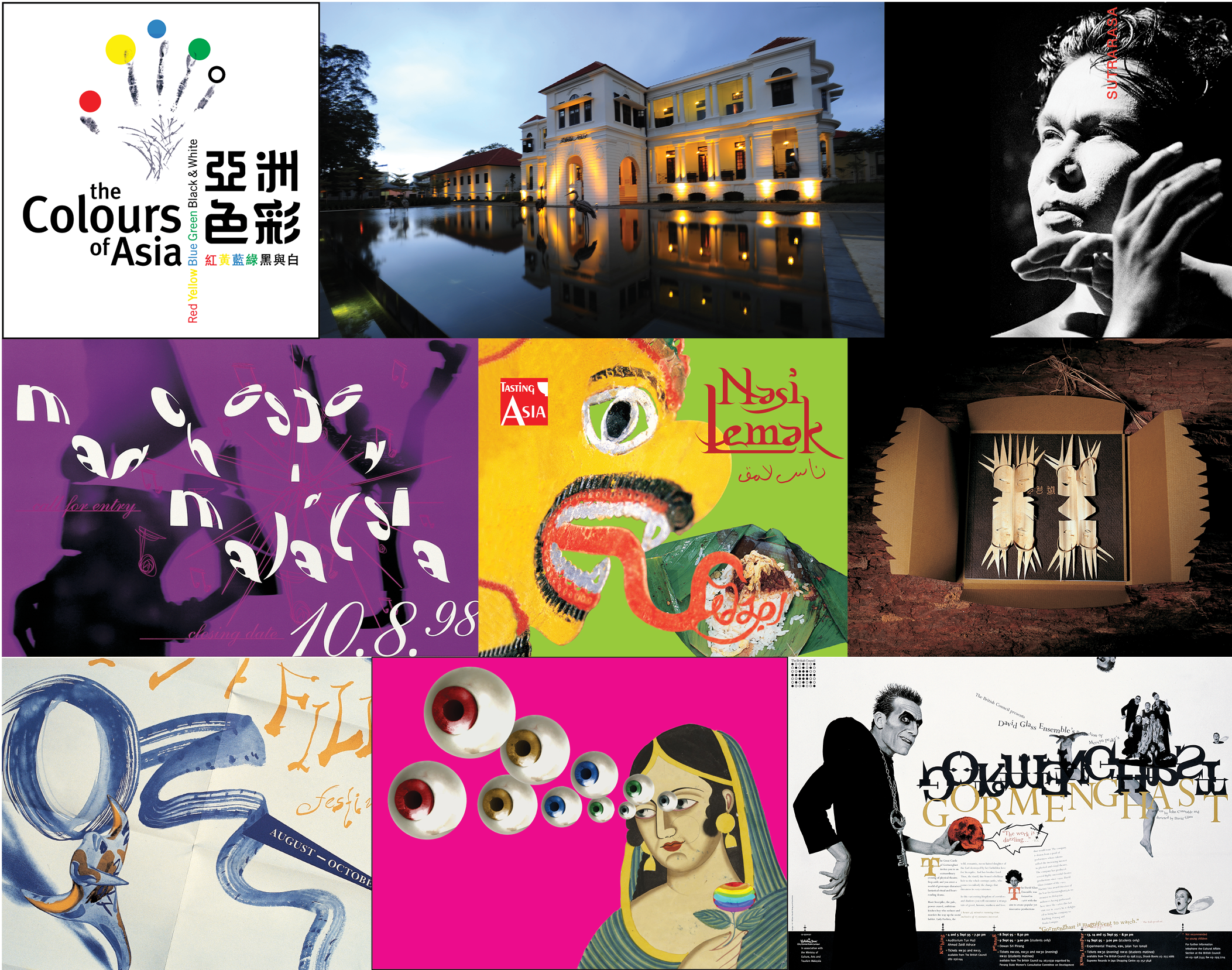 Our work for Muzium Sultan Abu Bakar and Colours of Asia (a tDA Asia project) have both won Asia’s top design awards. Our designers have created exciting visual identities for art festivals in Malaysia—for The British Council, Department of Trade & Industry UK and the Australian High Commission. We are currently rebranding DiverseCity, the Kuala Lumpur International Art Festival 2018. 