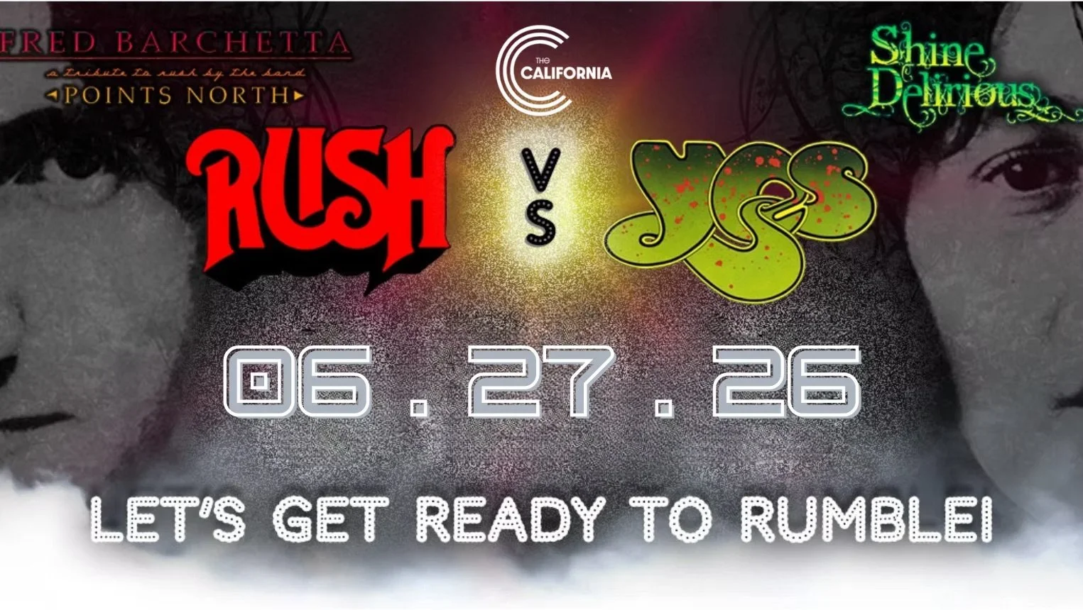 Rush vs. Yes @ California Theatre, Santa Rosa CA