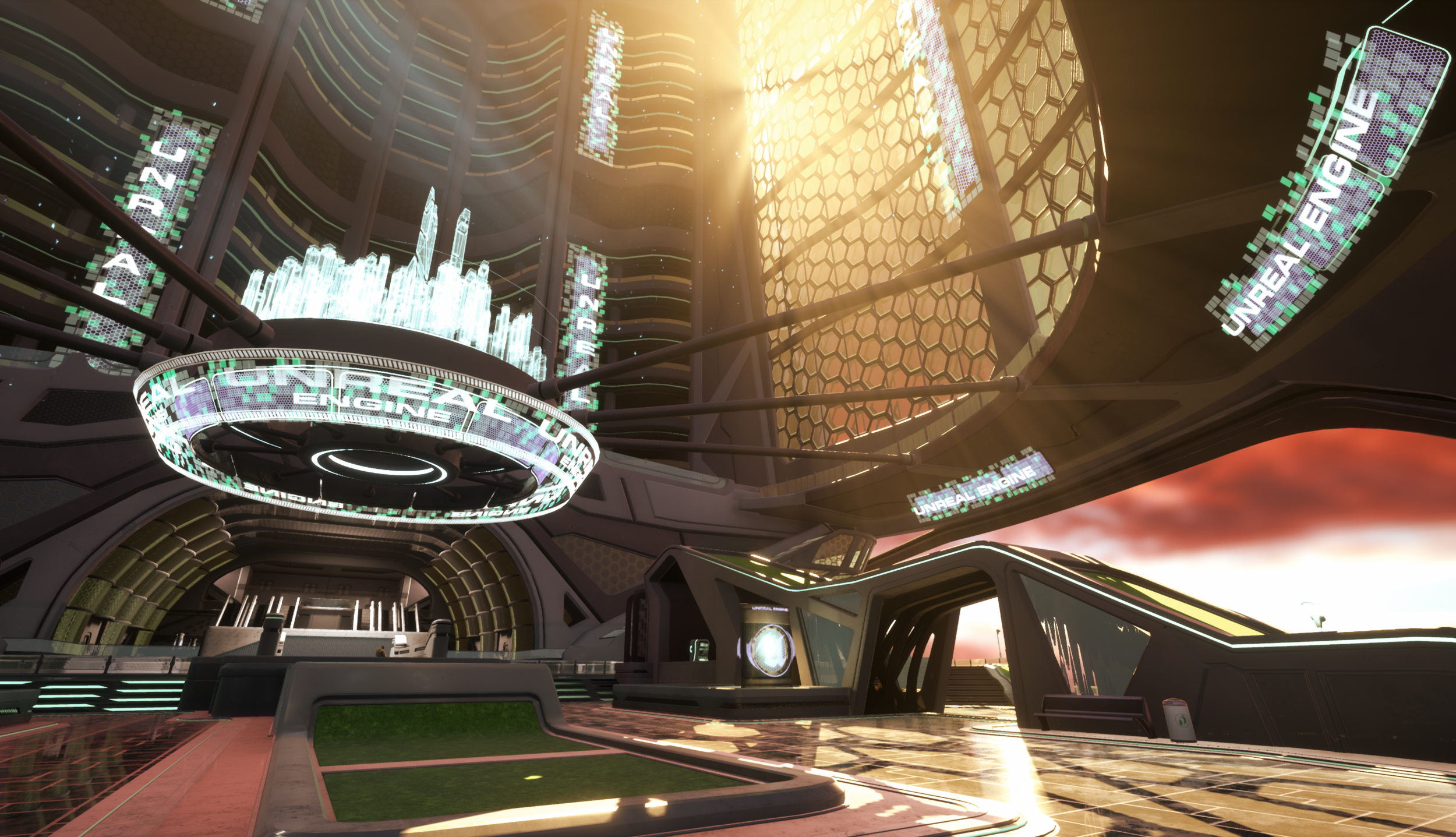 UE4 Scene: "Arena" | CGMA Elective WK06 | Environments | All environments sourced from unreal.com