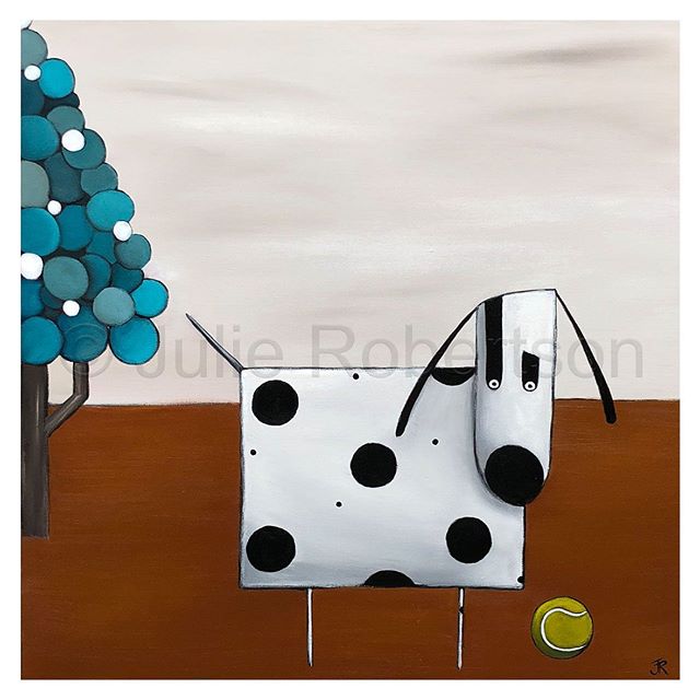 Dog Game On 3 #art #artist #contemporaryart #artformywalls #australianartist #onlineartforsale #statementartworks #artcollective #artdiscover #artfinder #artlovers #bluethumb #bluethumbartist #myart #inspirational #julierobertson