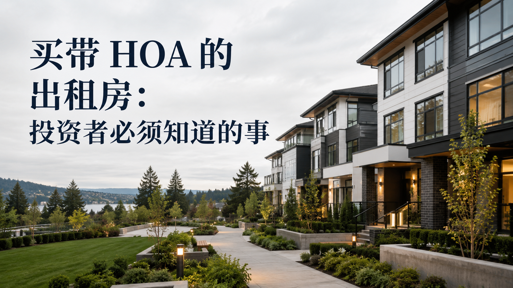 买带 HOA 的出租房：投资者必须知道的事