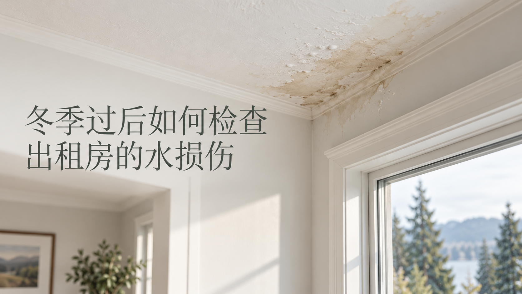 冬季过后如何检查出租房的水损伤