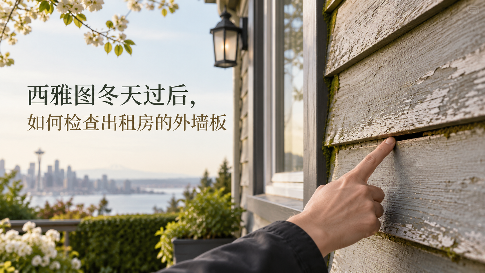 西雅图冬天过后，如何检查出租房的外墙板