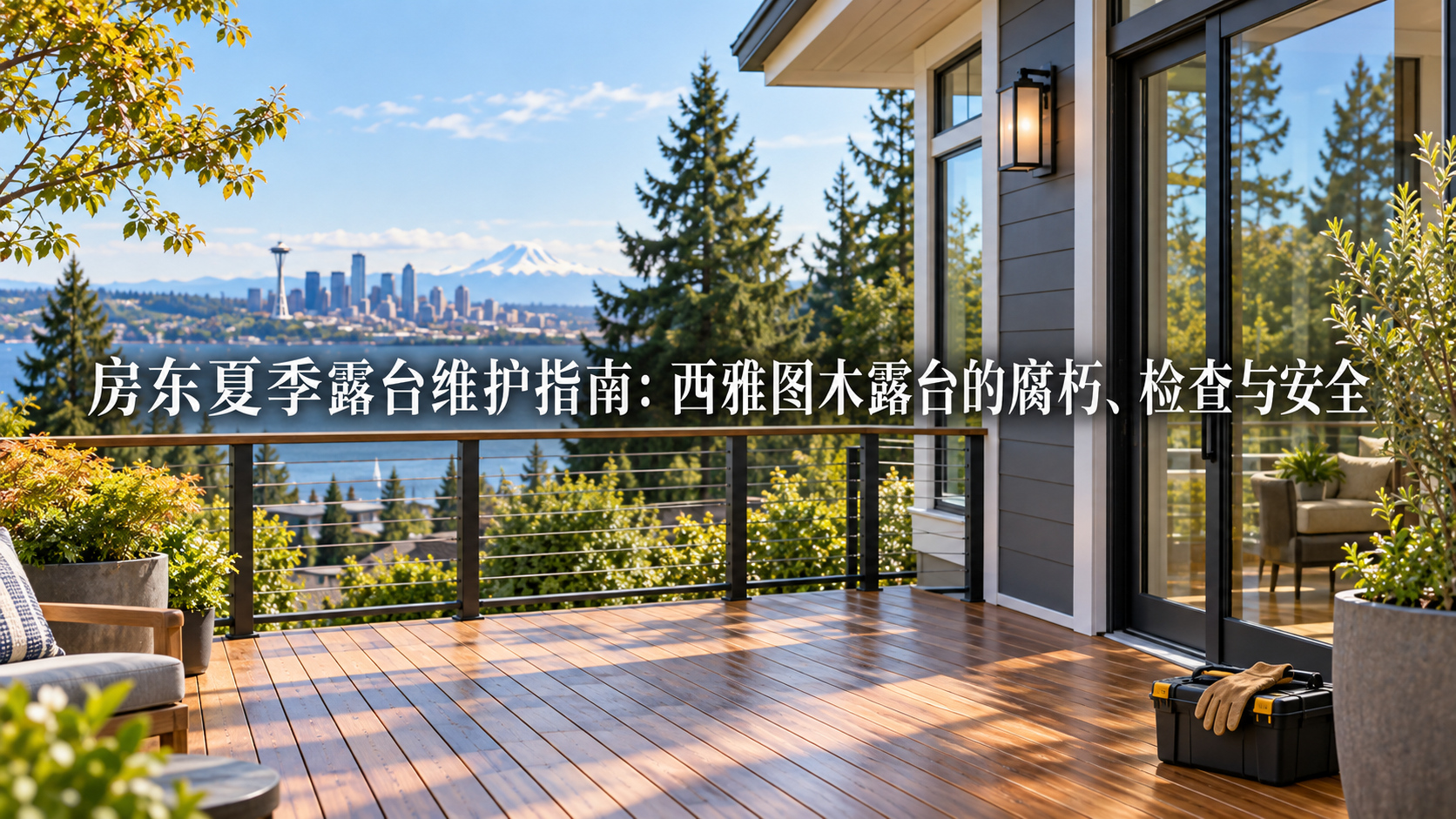 房东夏季露台维护指南：西雅图木露台的腐朽、检查与安全