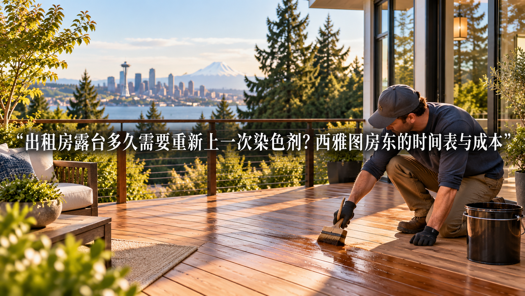  出租房露台多久需要重新上一次染色剂？西雅图房东的时间表与成本