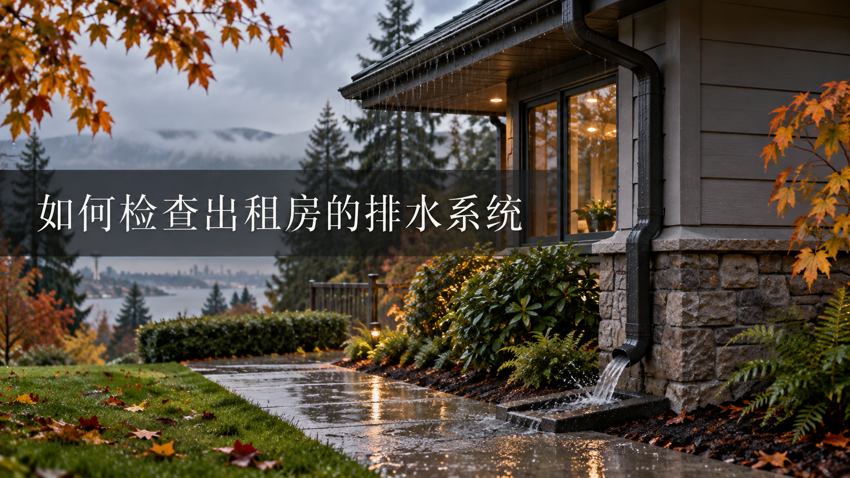 如何检查出租房的排水系统