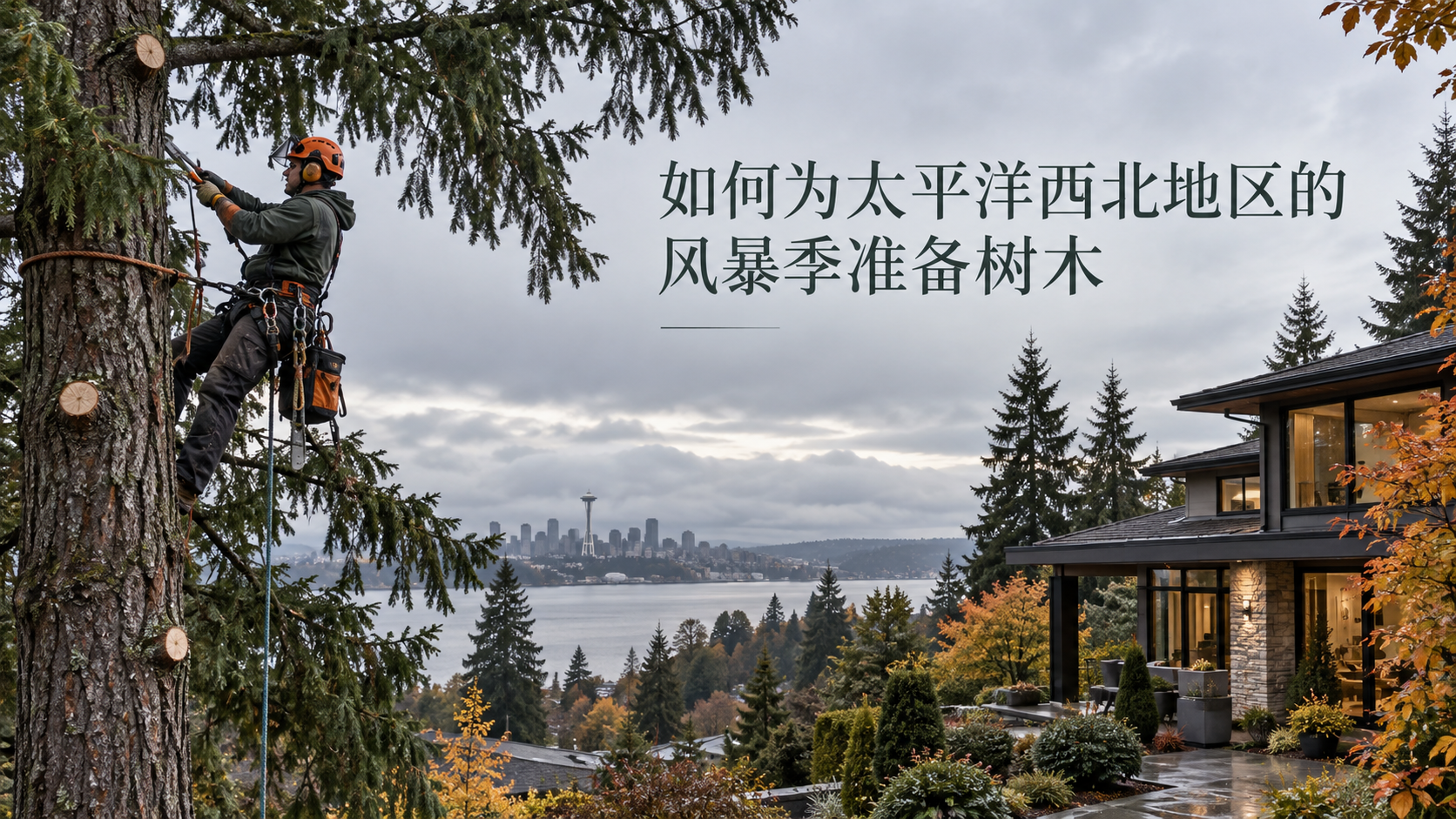 如何为太平洋西北地区的风暴季准备树木