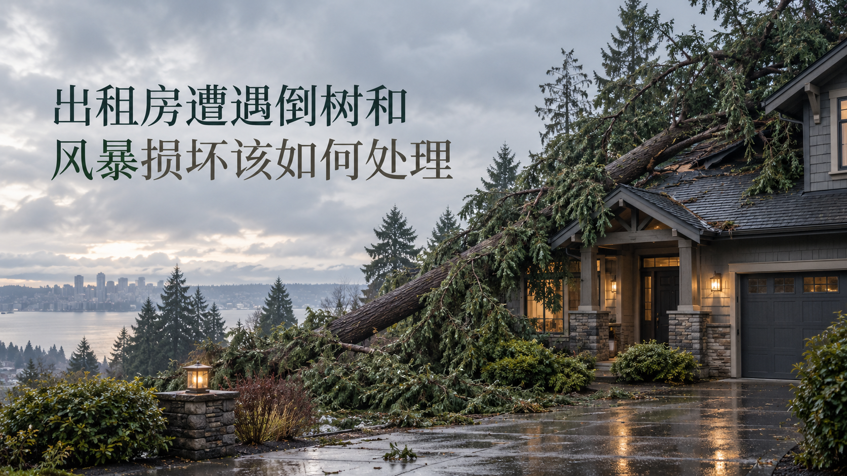 出租房遭遇倒树和风暴损坏该如何处理