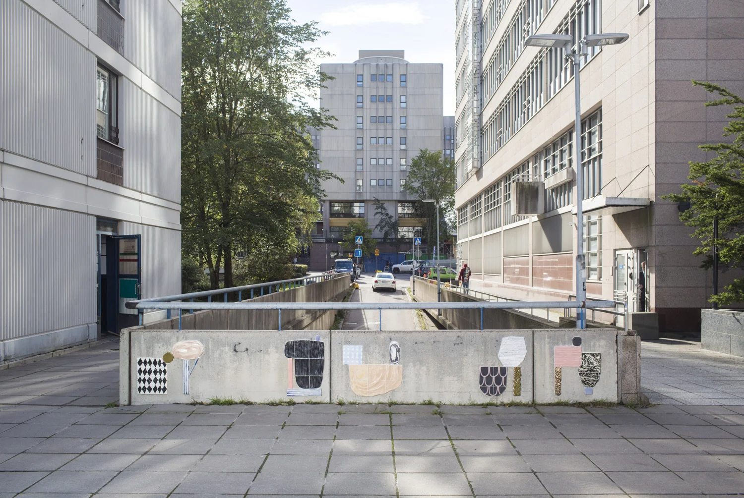  material and techniques: unique hand made ceramic tiles, under glaze colours, glaze, on glaze colours, custom decals, gilding. 