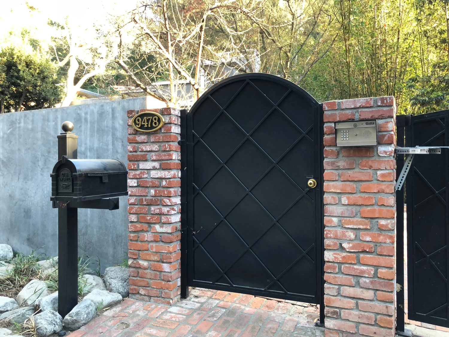 Pedestrian Gates project 9 by Mission Iron Works