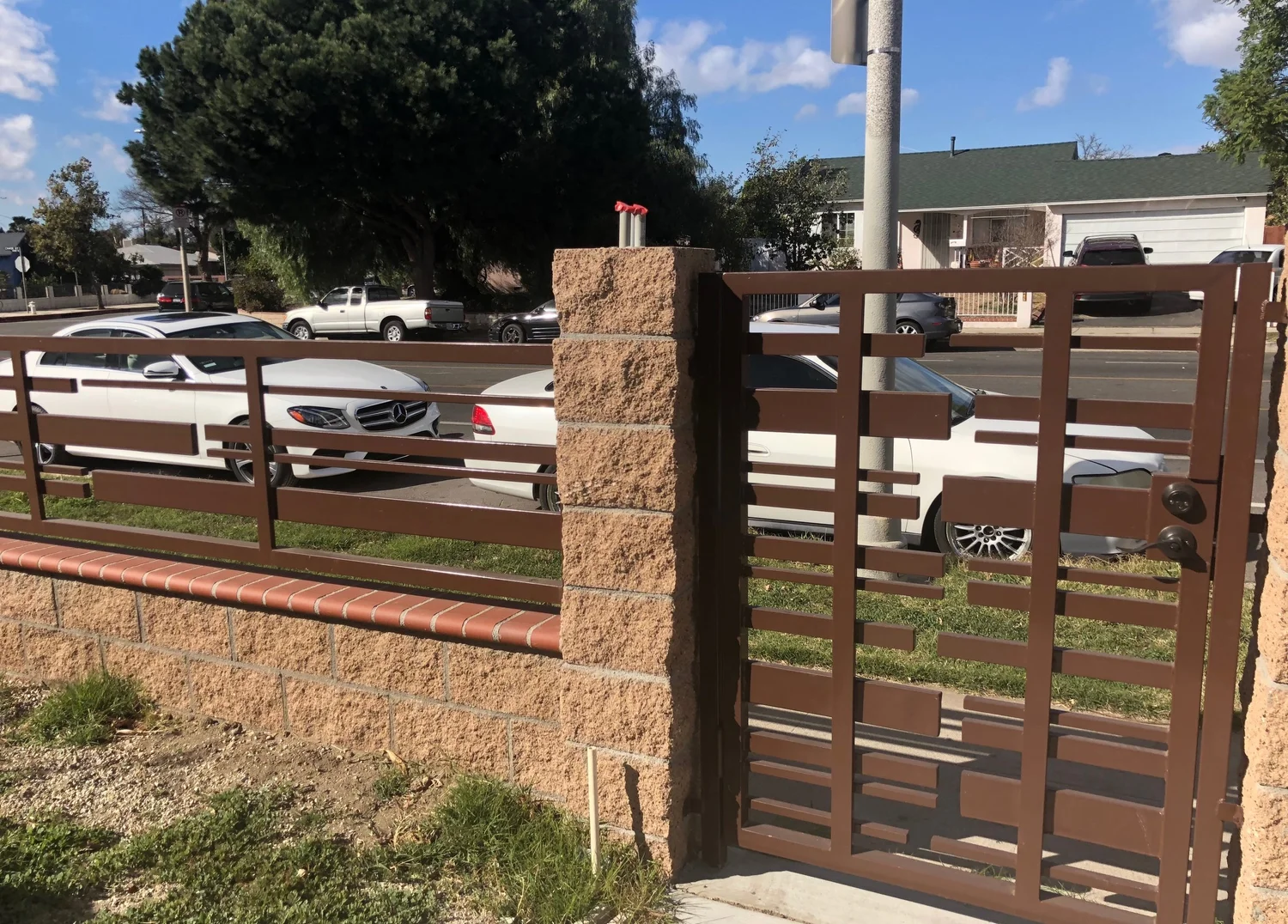 Pedestrian Gates project 21 by Mission Iron Works