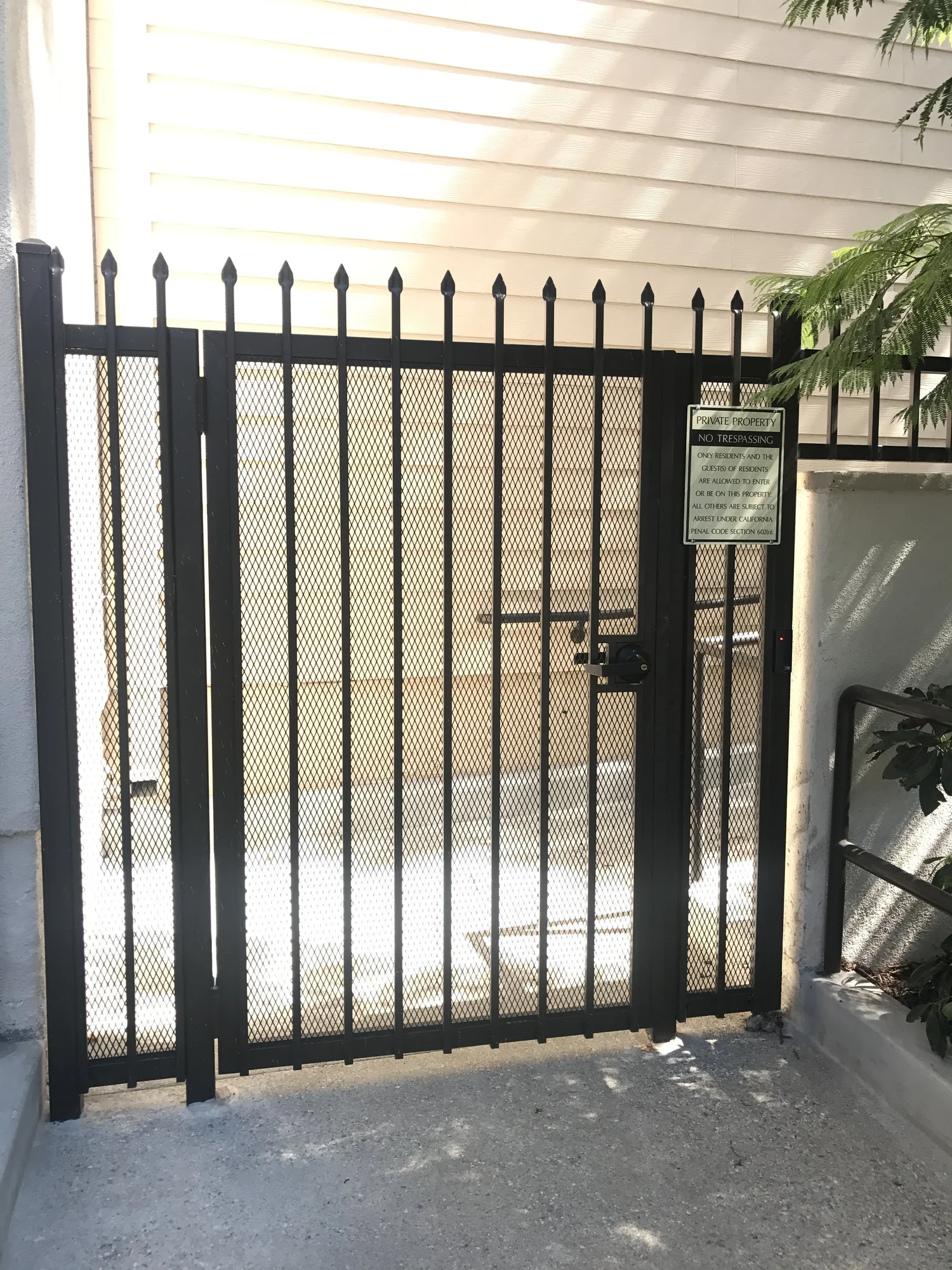 Pedestrian Gates project 22 by Mission Iron Works