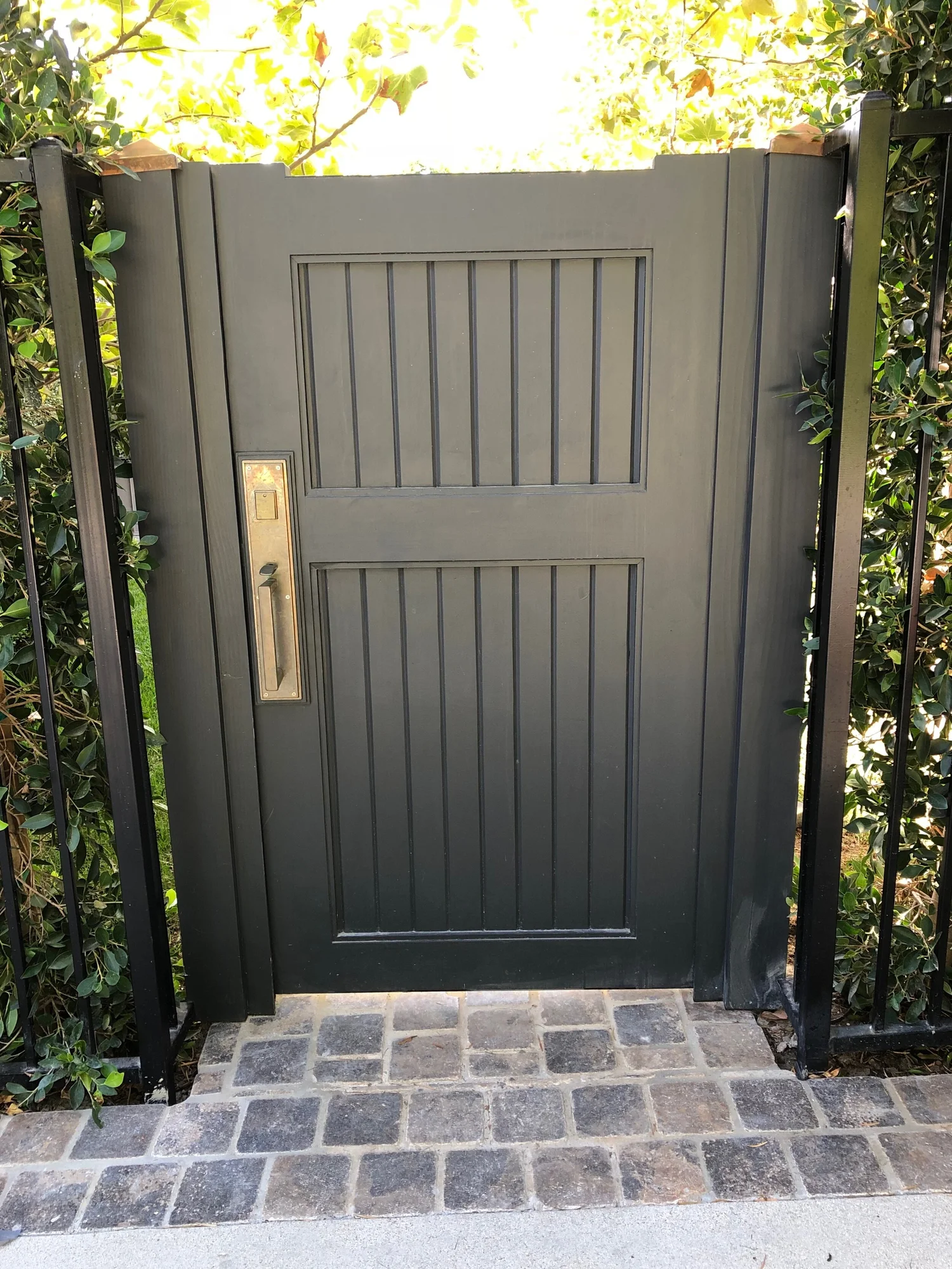 Pedestrian Gates project 23 by Mission Iron Works