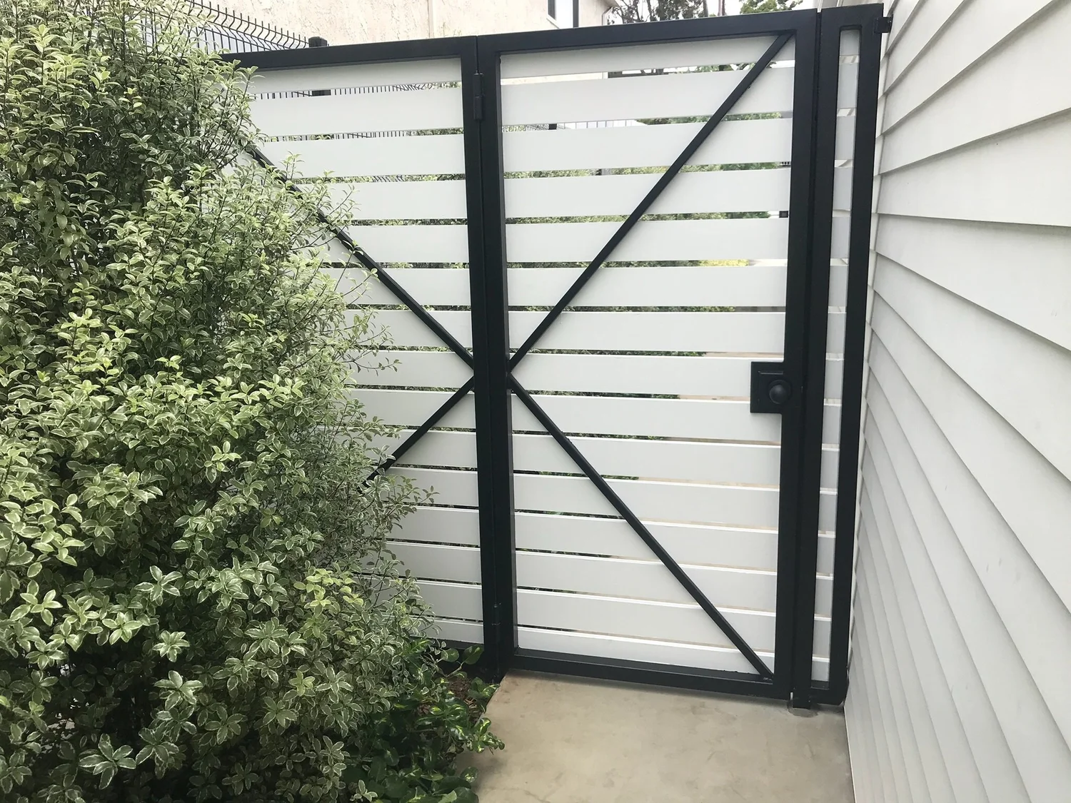 Pedestrian Gates project 37 by Mission Iron Works