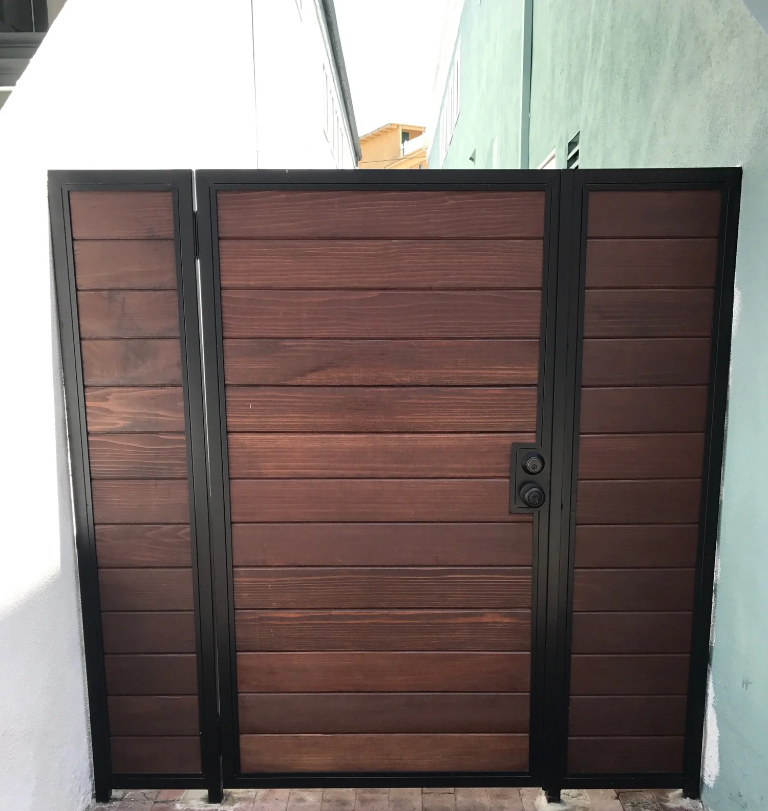 Pedestrian Gates project 46 by Mission Iron Works