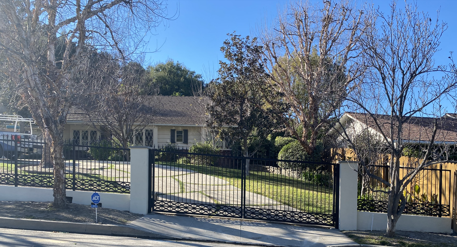 Driveway Gates project 69 by Mission Iron Works