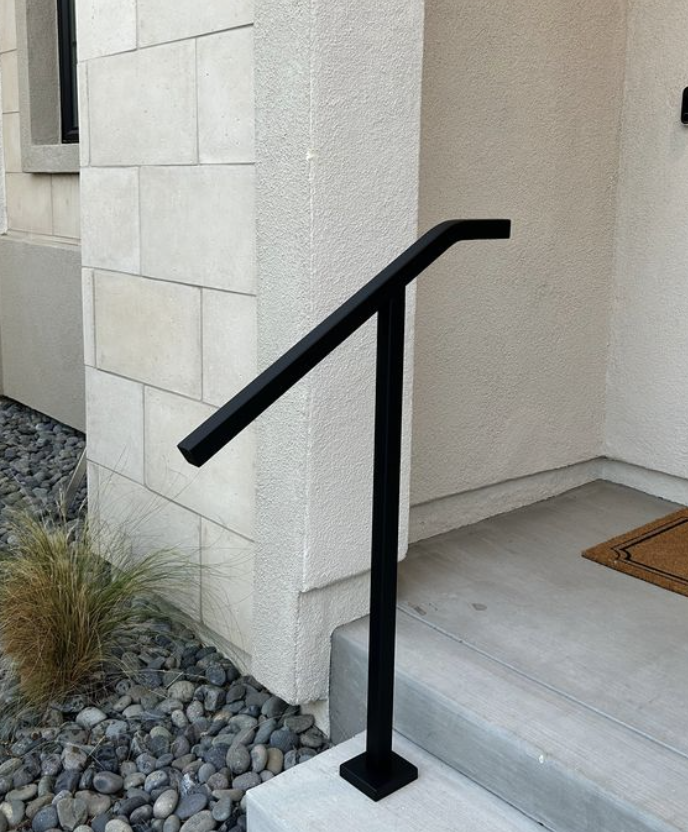 Single Handrail project 10 by Mission Iron Works