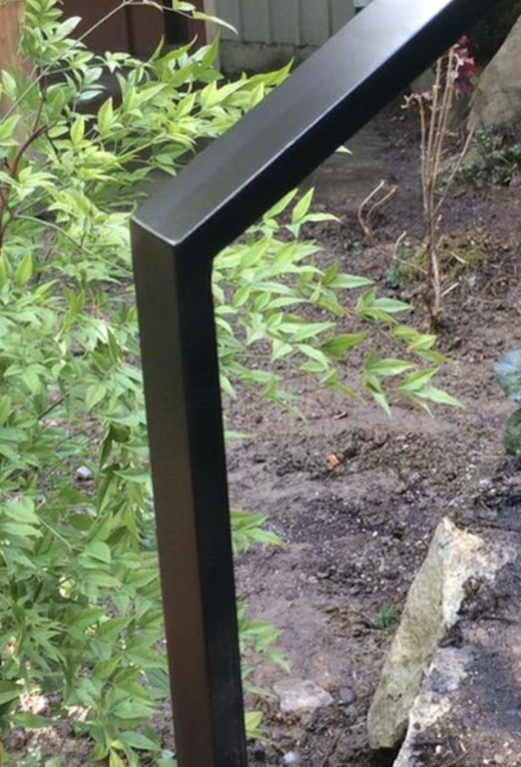 Single Handrail project 11 by Mission Iron Works