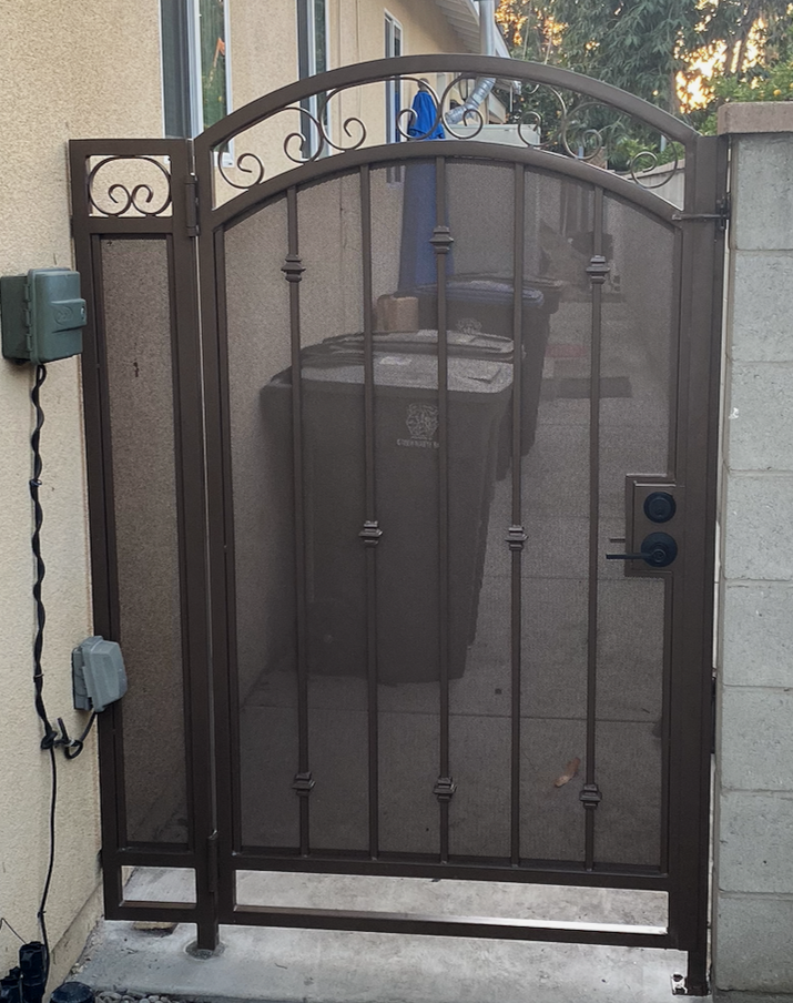 Pedestrian Gates project 56 by Mission Iron Works