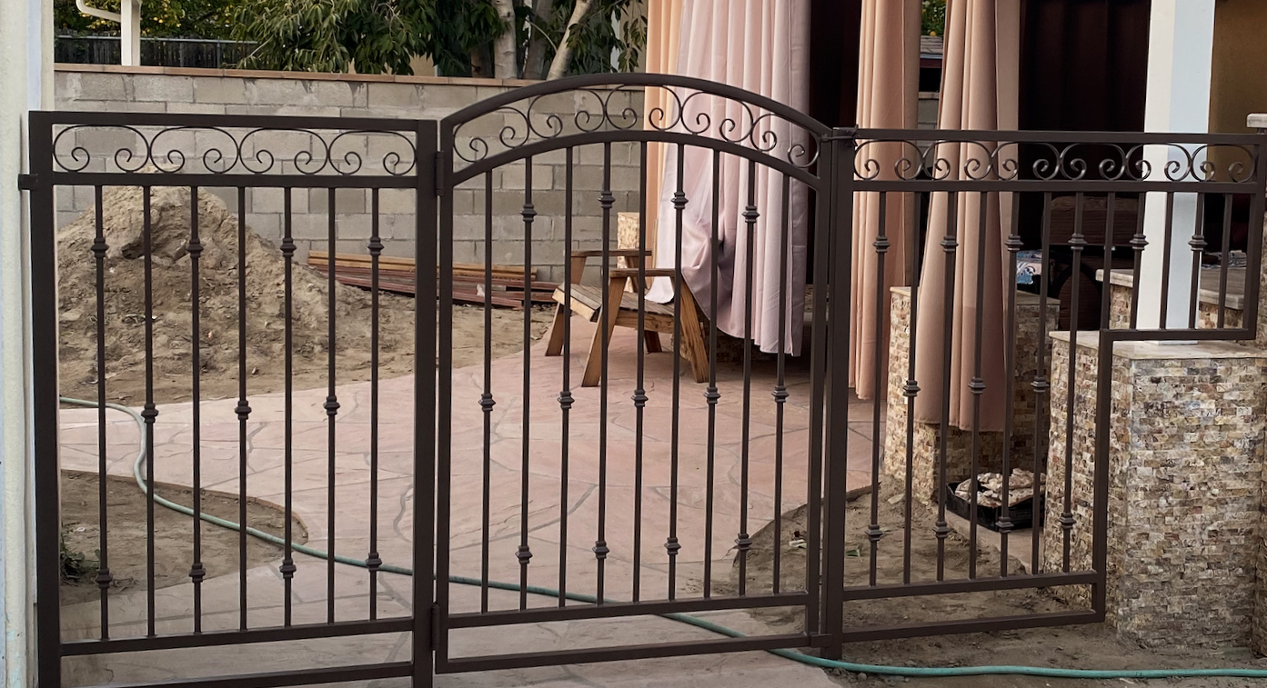 Pedestrian Gates project 60 by Mission Iron Works