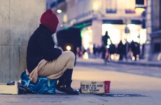 Homeless people are at huge risk of modern slavery due to their vulnerability.
