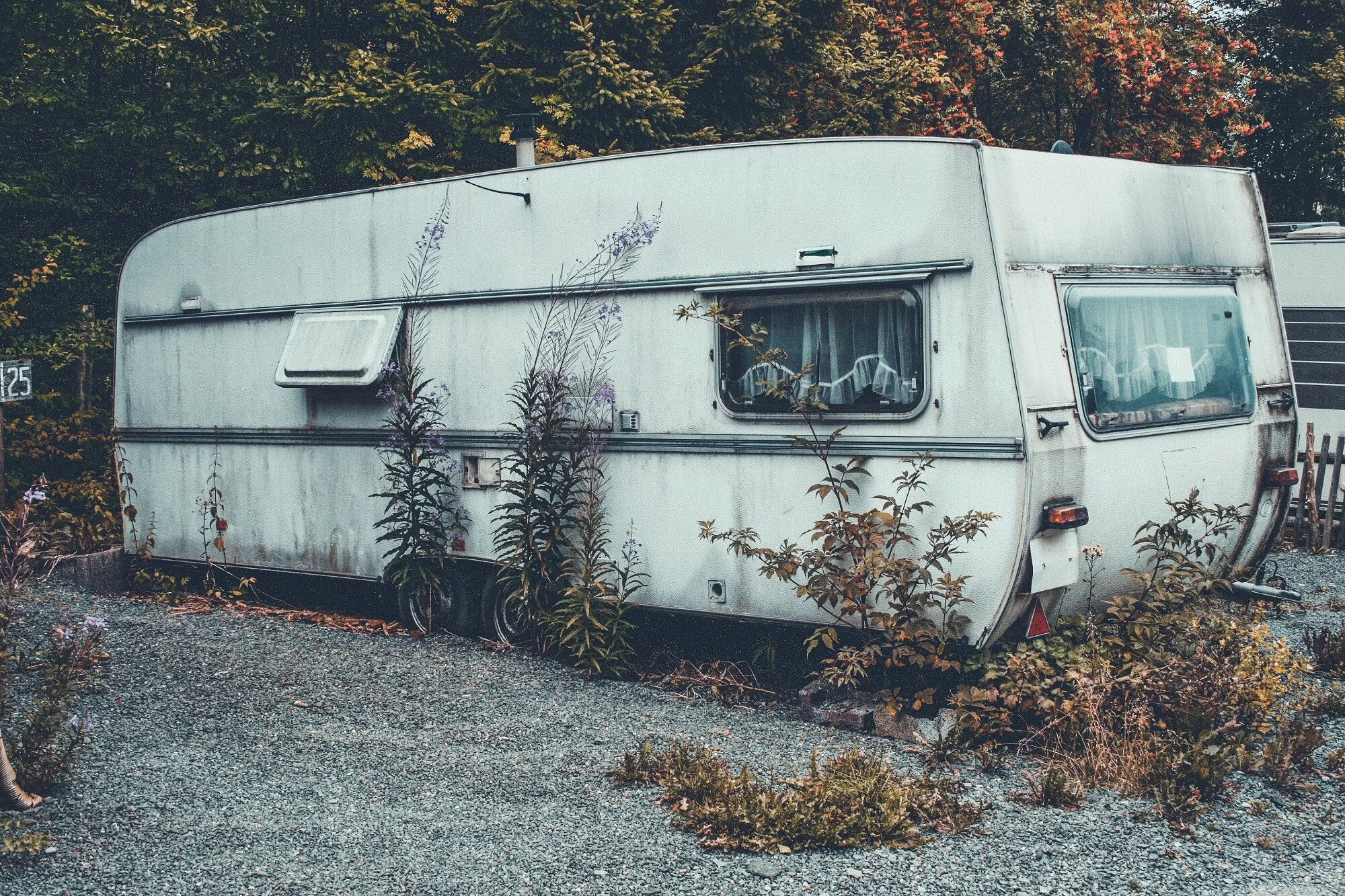 Victims of trafficking often end up in terrible accommodation like freezing caravans or tents.