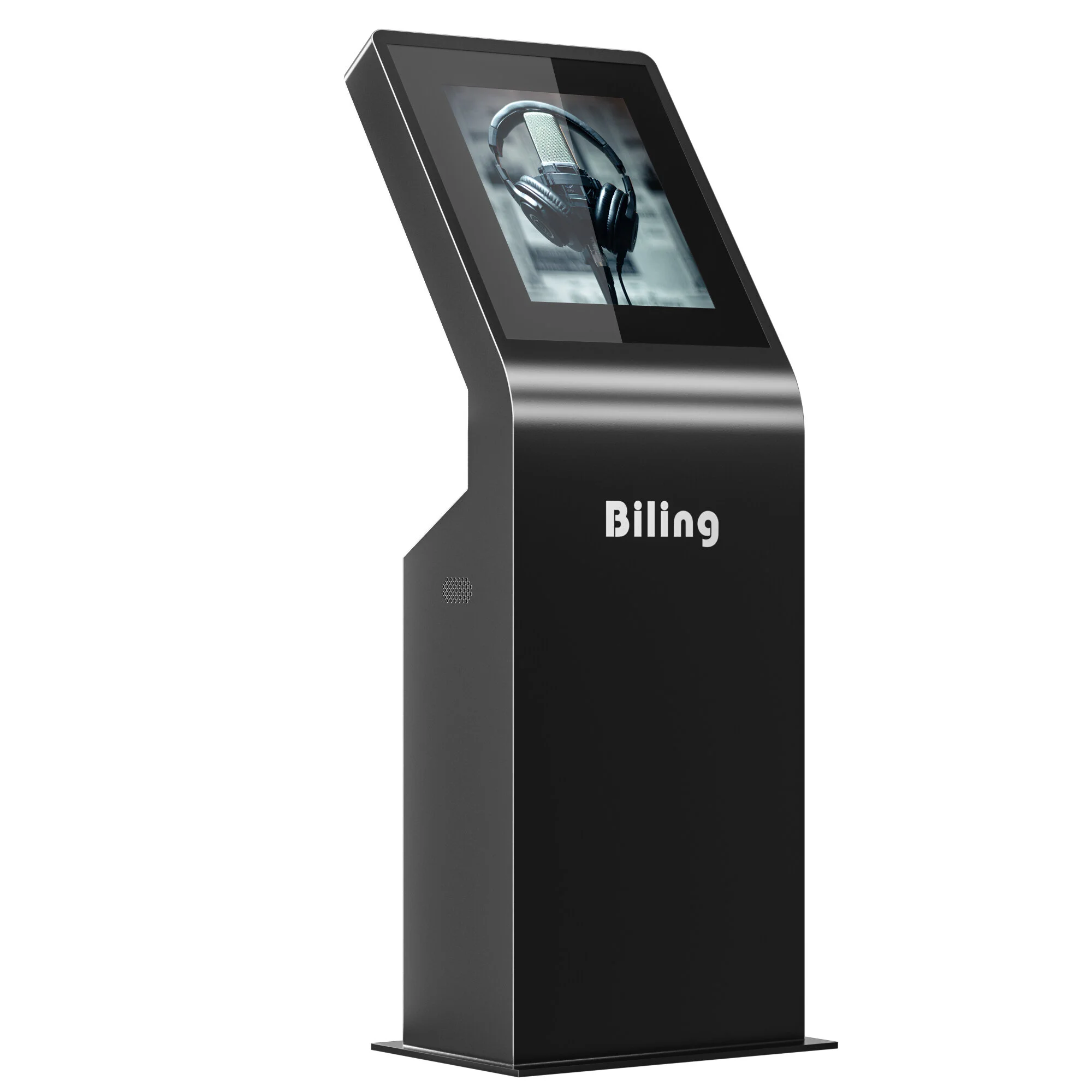 Floor stand advertising screen panel 