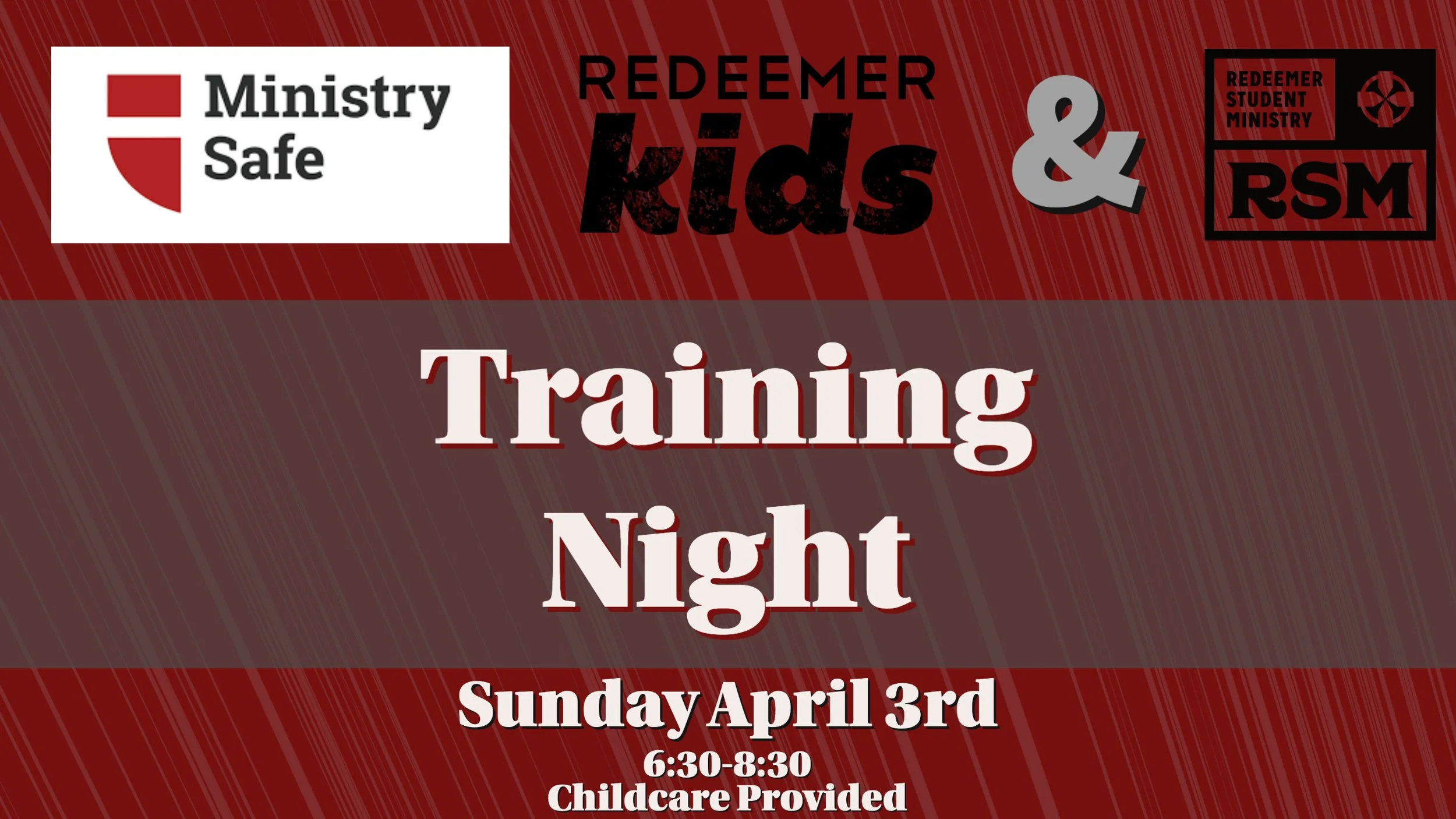 MinistrySafe Training Night | Sun, Apr 3rd