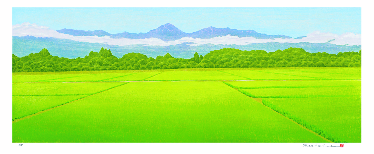 安曇野 青田 (豊科/田沢)常念岳