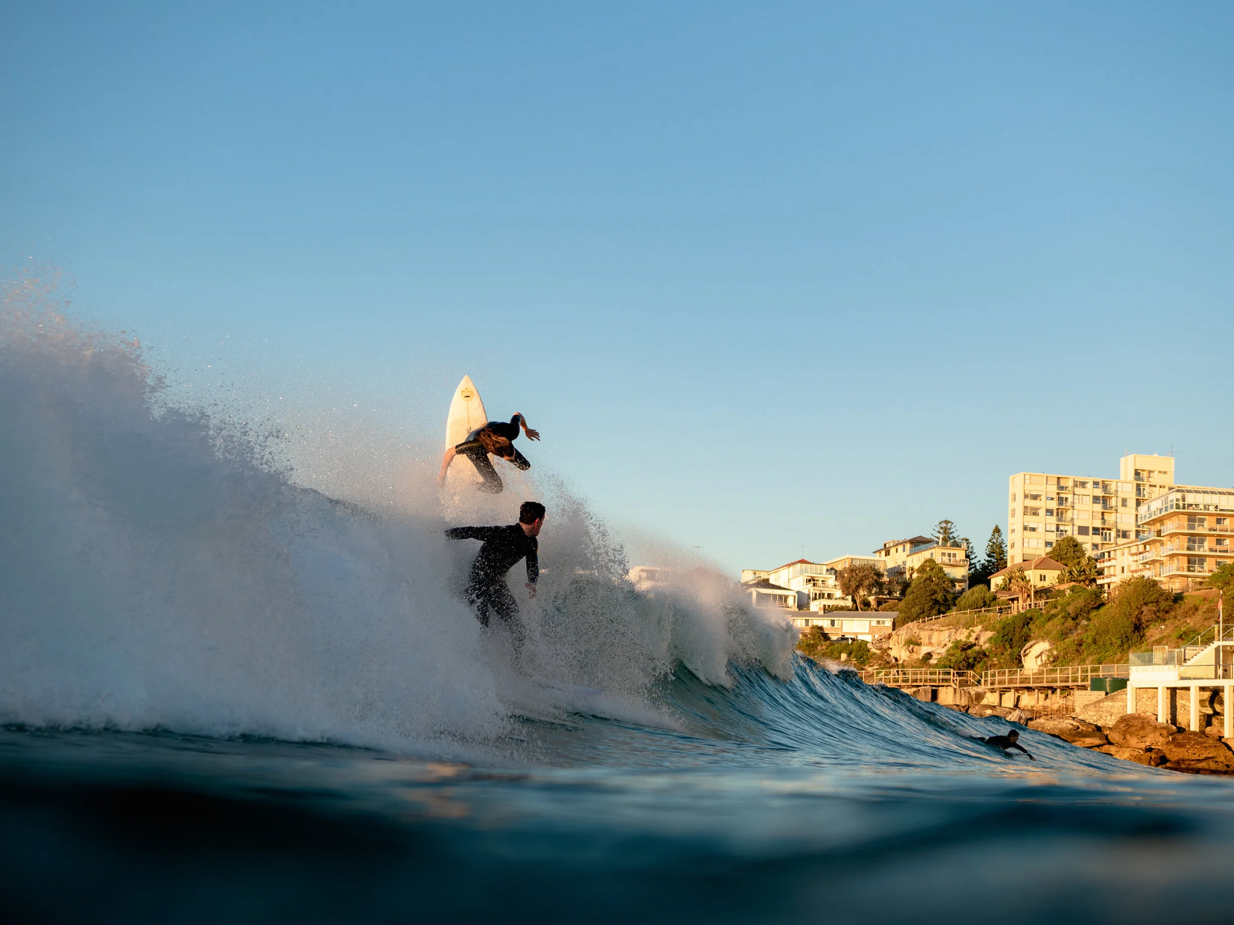 Surfing at Bondi