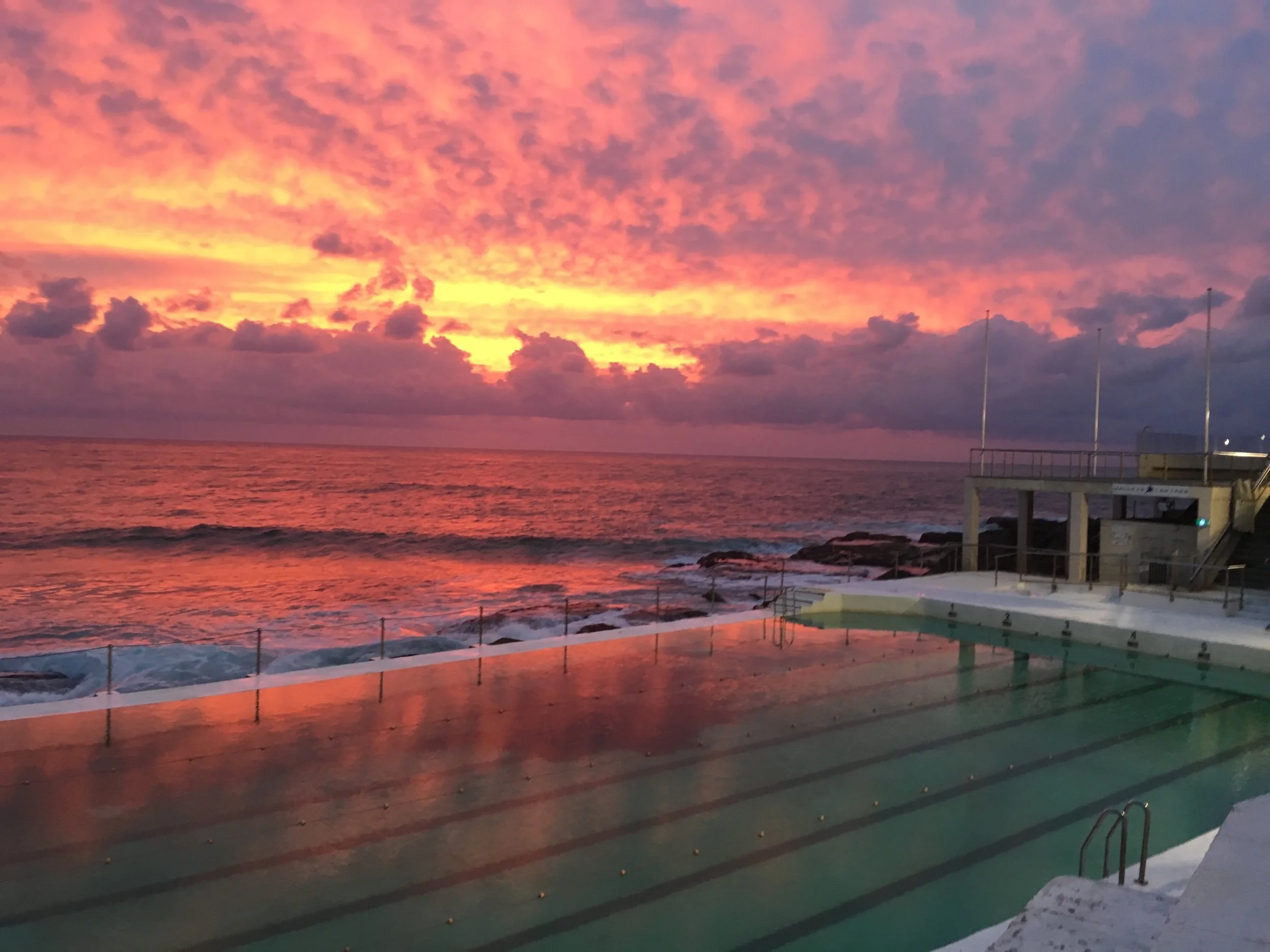 Average temperature at Bondi Beach