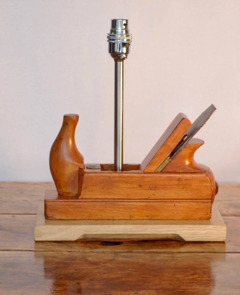 Antique Carpenters Plane Lamp.jpeg