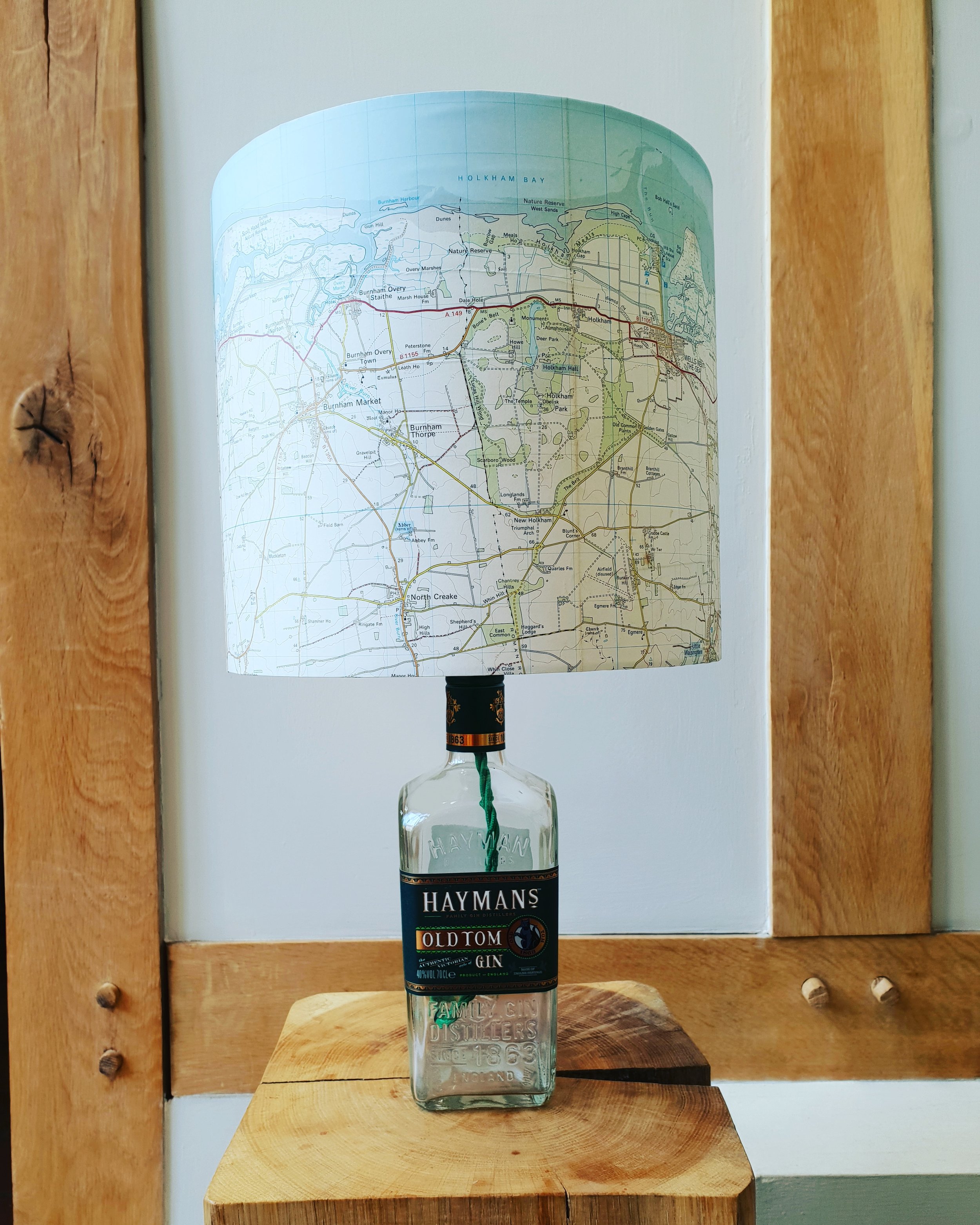 Haymens Gin and Norfolk coast lampshade.jpg