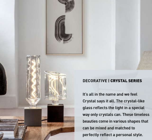 Calex XXL Lund Crystal LED Bulb