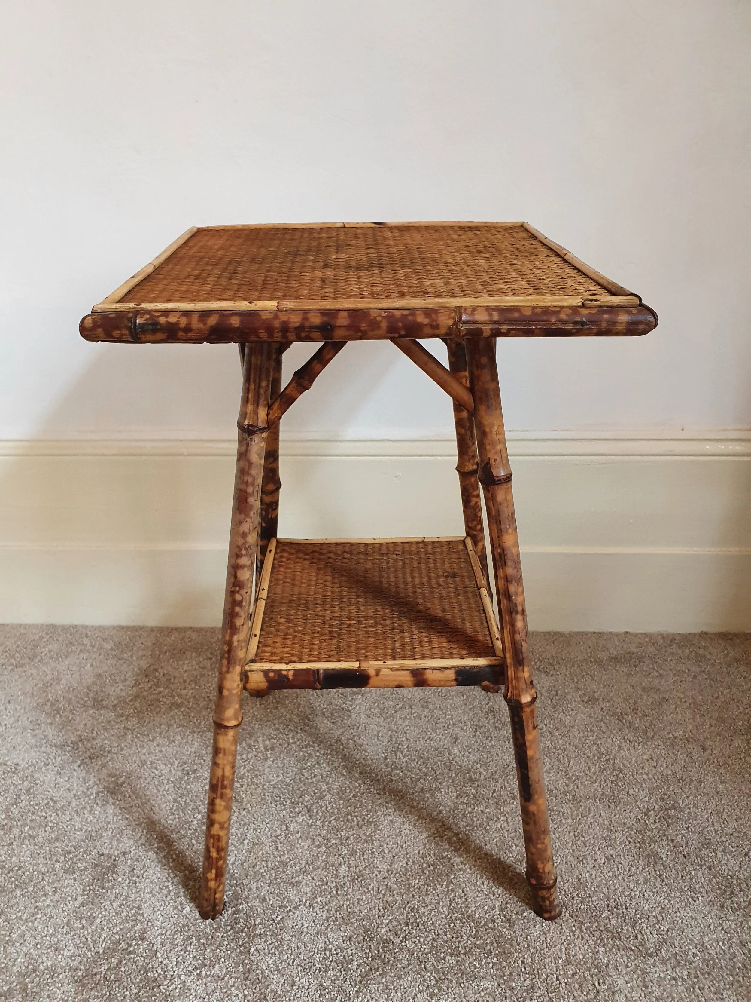 Victorian 'tiger' Bamboo Side TableFurniture