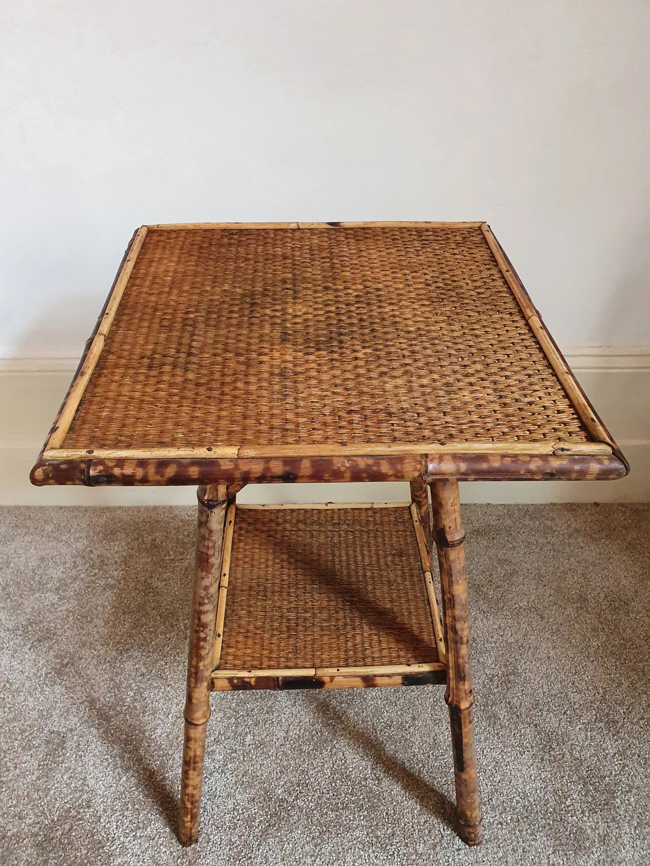 Victorian 'tiger' Bamboo Side TableFurniture
