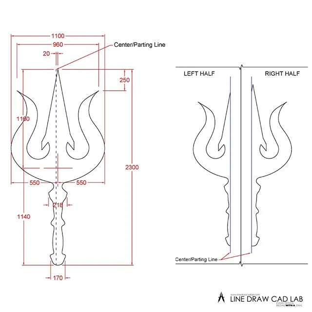 A detailed 2D engineering layout of custom aluminium sheet metal.

#linedrawcadlab #linedraw #detailed #engineering #layout #custom #design #product #manufacturing #metal #2dconcept #2D