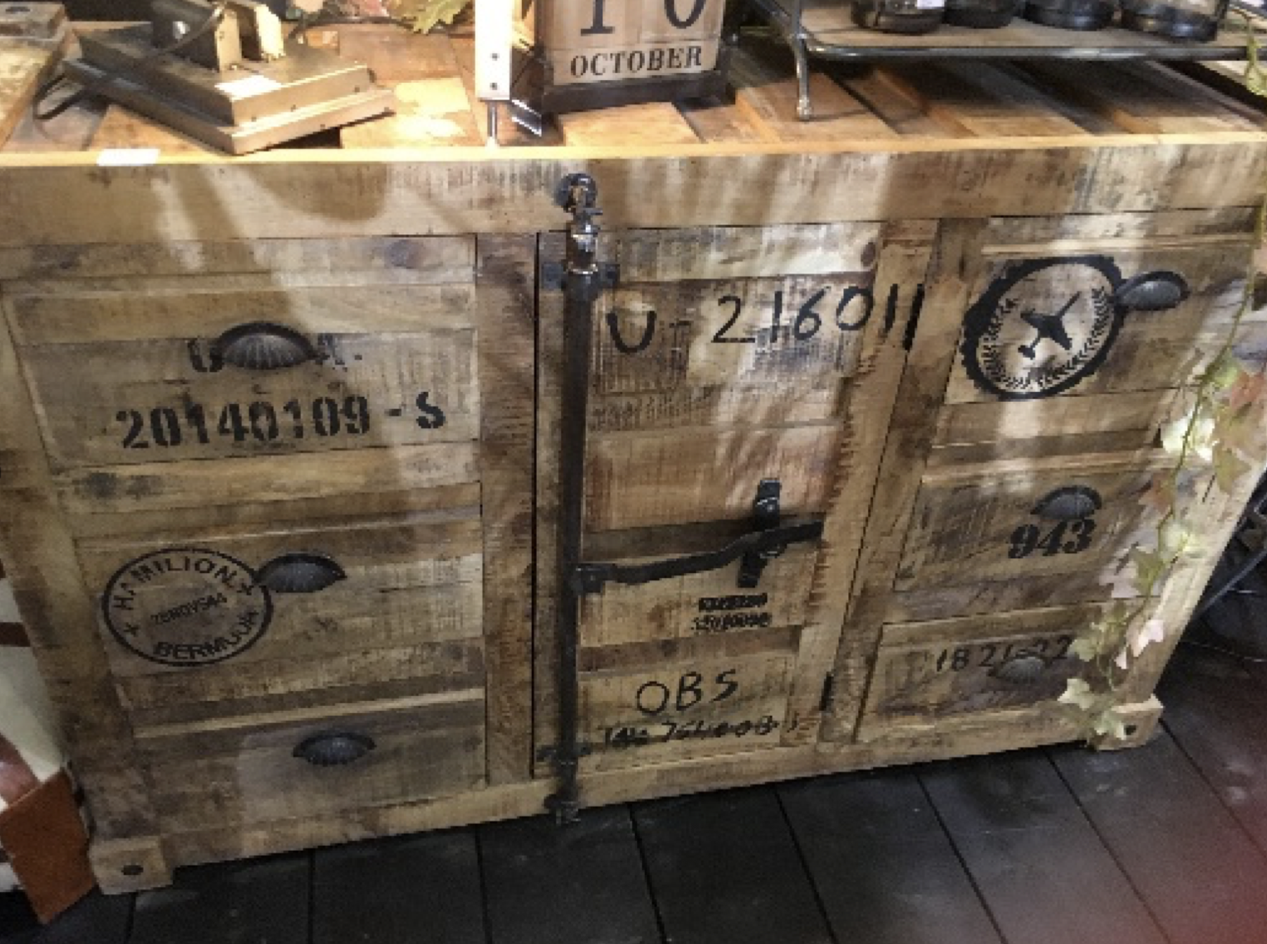 Ruler Interior Design up cycled tables