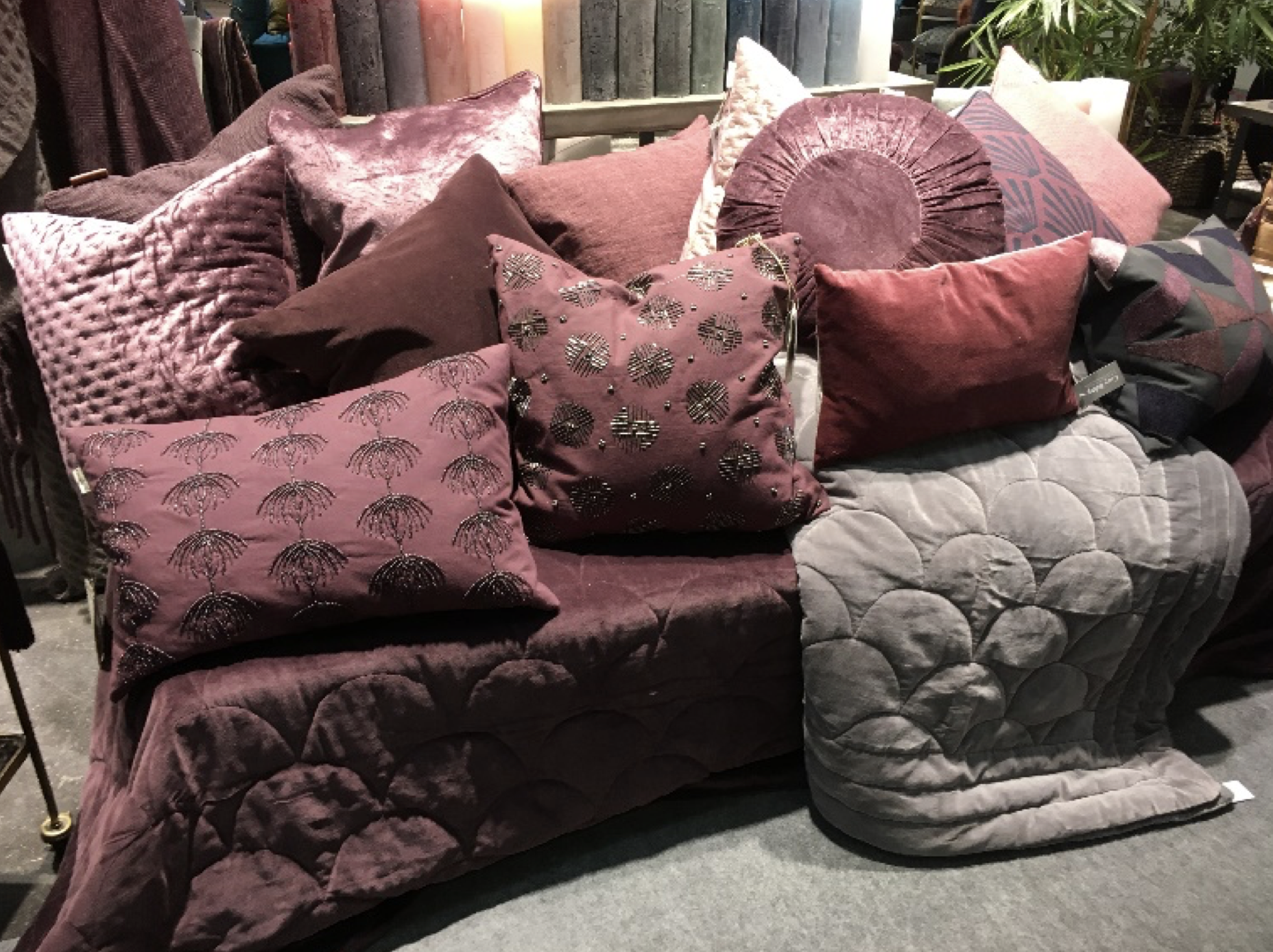 Ruler Interior Design cushions and sofa