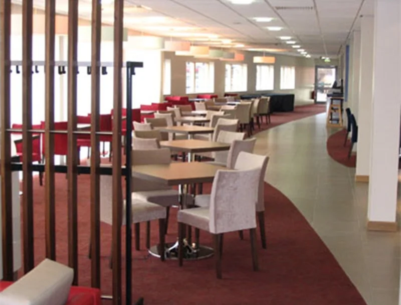 Dining area after