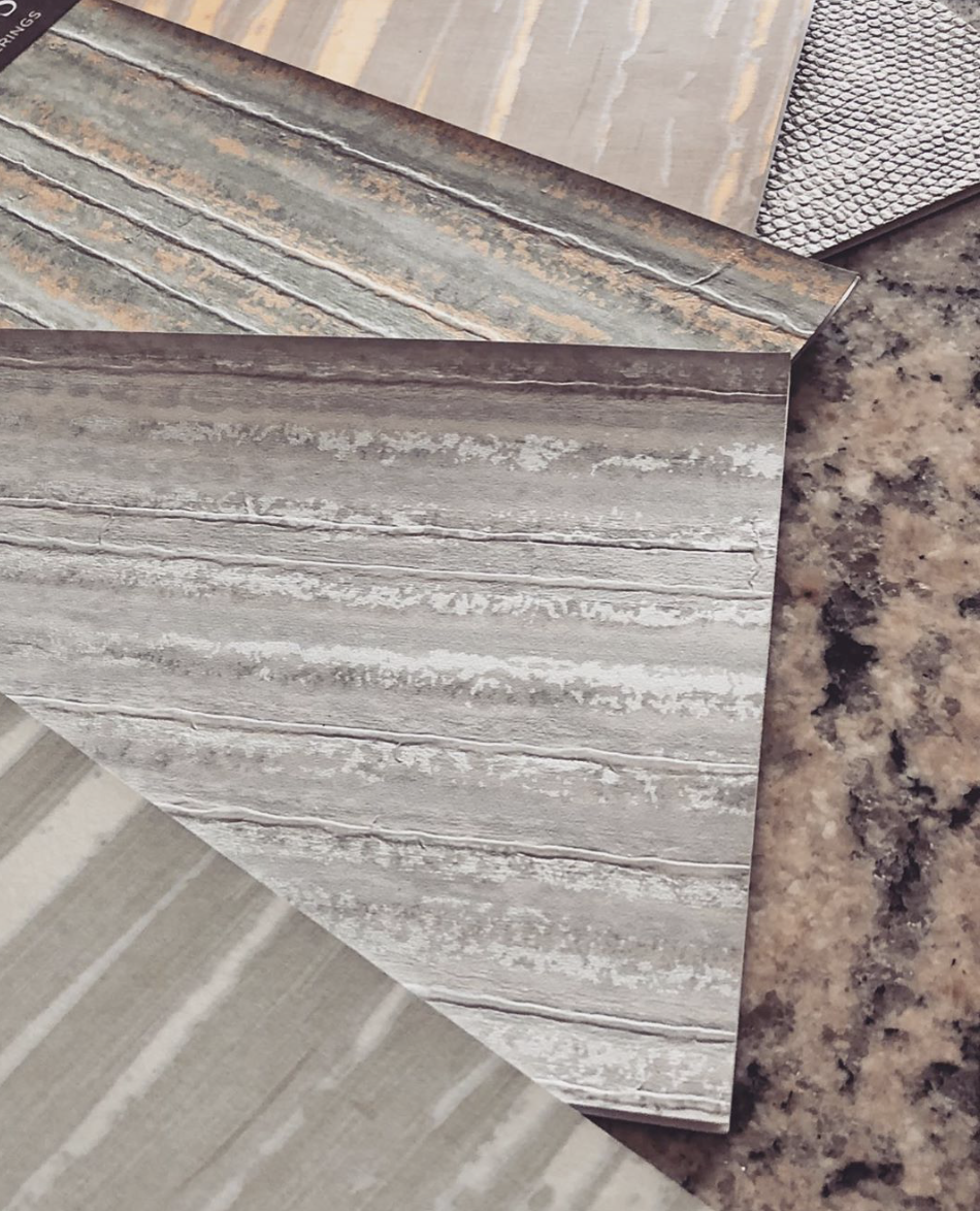 Loving these vinyl wall coverings
