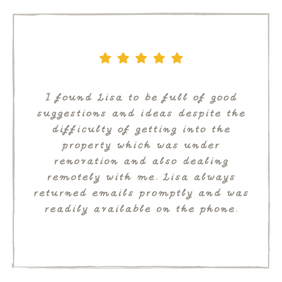 We are always so grateful to our clients for their kind words xx