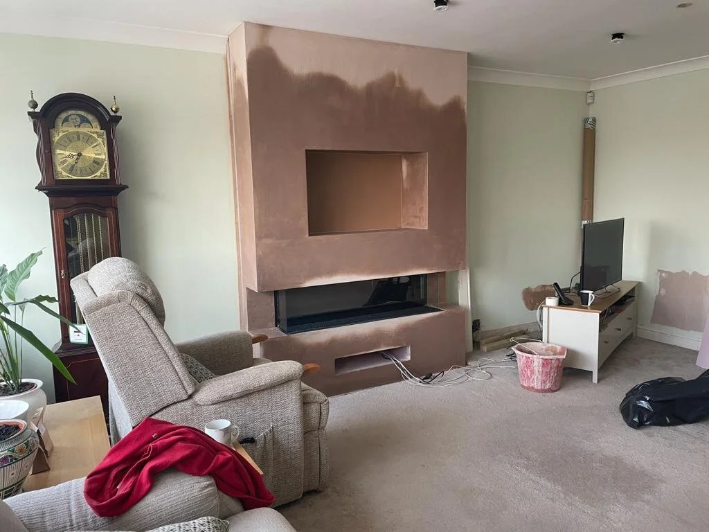 Waiting for plasters to dry !