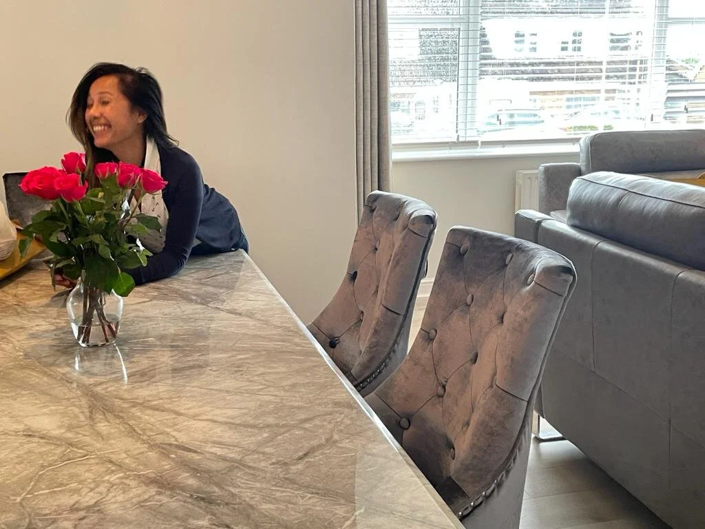 My gorgeous upholsterer just completed another beautiful job xx 