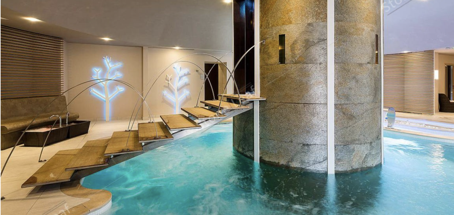 Fancy your own basement spa at home with staircase leading directly from your pool to your steam room..?? ye me neither!! 😊