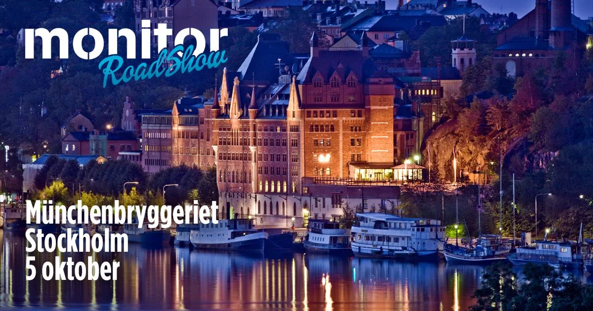 MONITOR ROADSHOW 2017: Dag 3, Münchenbryggeriet, Stockholm