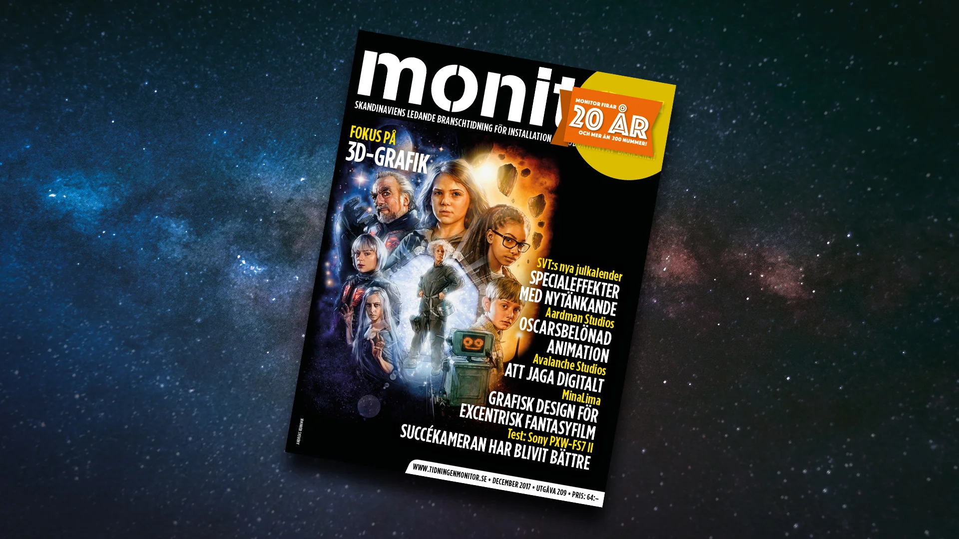 UTE NU: Monitor December (3D-grafik)