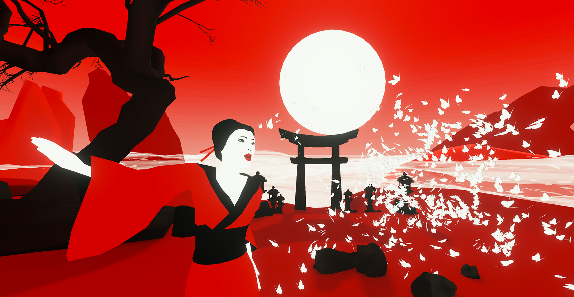 Madama Butterfly i animerad VR-version. Upplevelsen utfördes åt Welsh National Opera. VR har blivit ett viktigt verktyg inom kultursektorn, säger Sol.