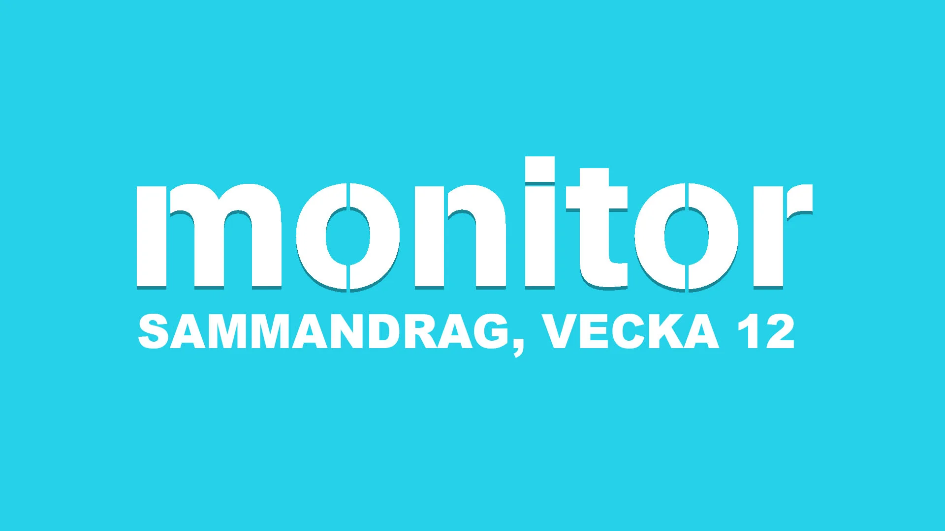 SAMMANDRAG: Missade du något från vecka 12?