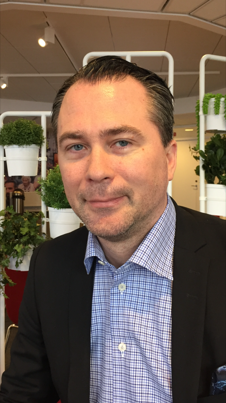 Andreas Foogde, säljare på Sharp.